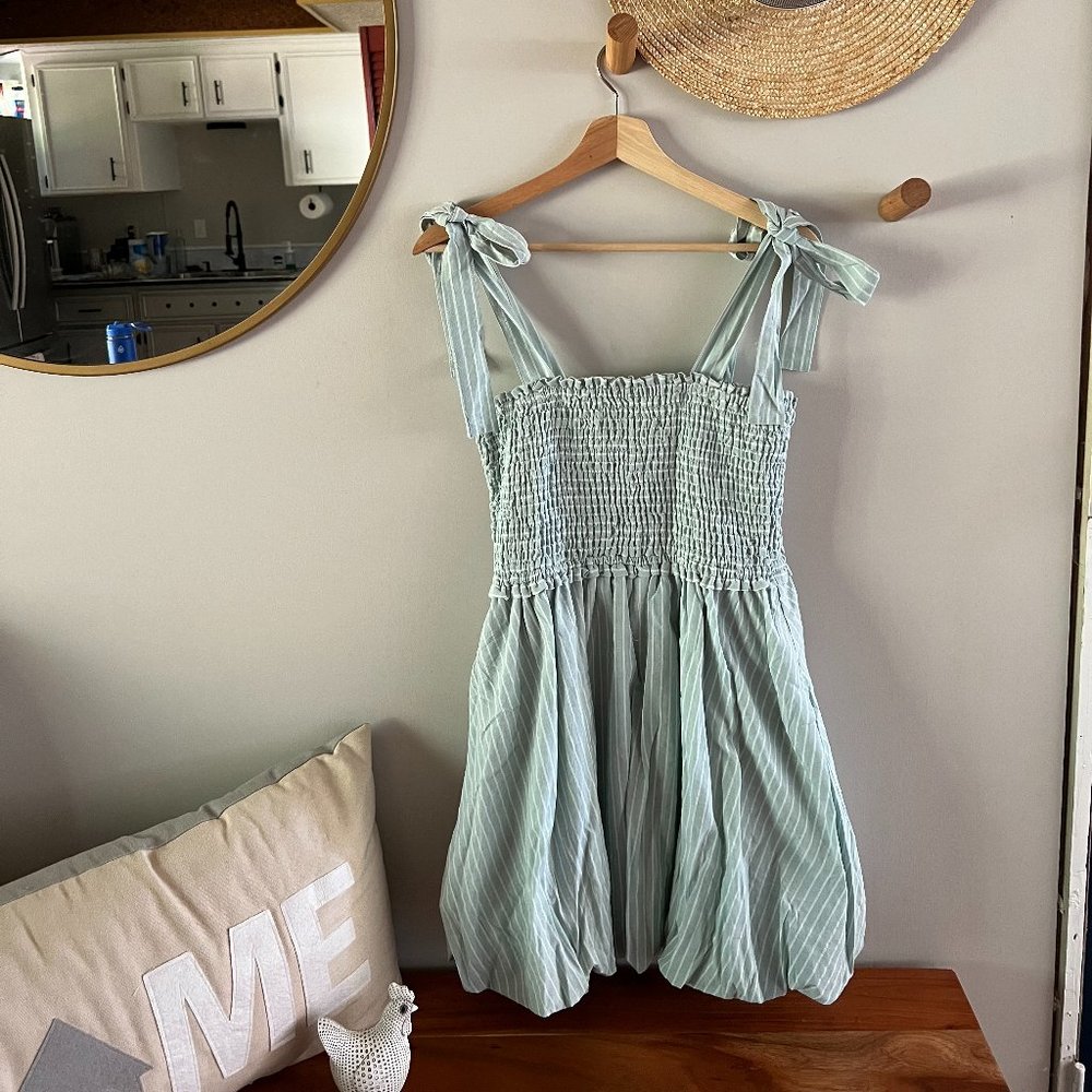 Mint Striped Dress